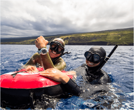 Two divers